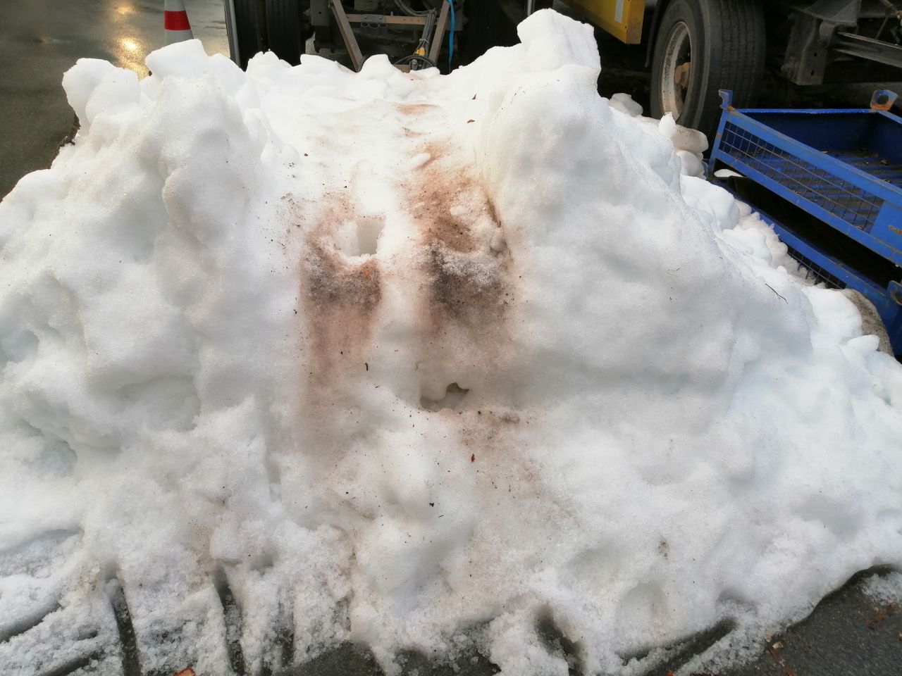 Der erste Schnee im Oktober