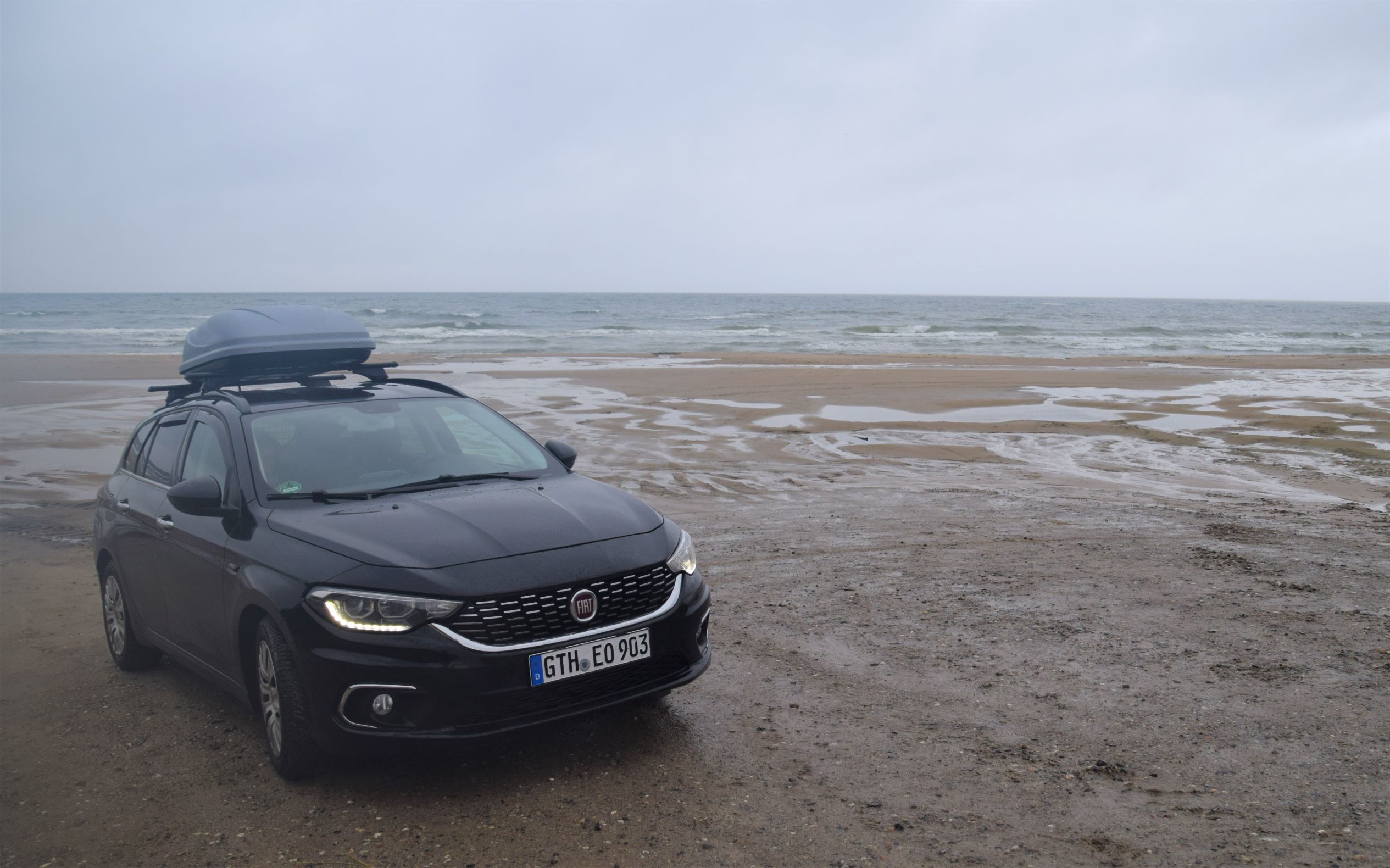 Hier dürfen auch Autos am Strand spielen...