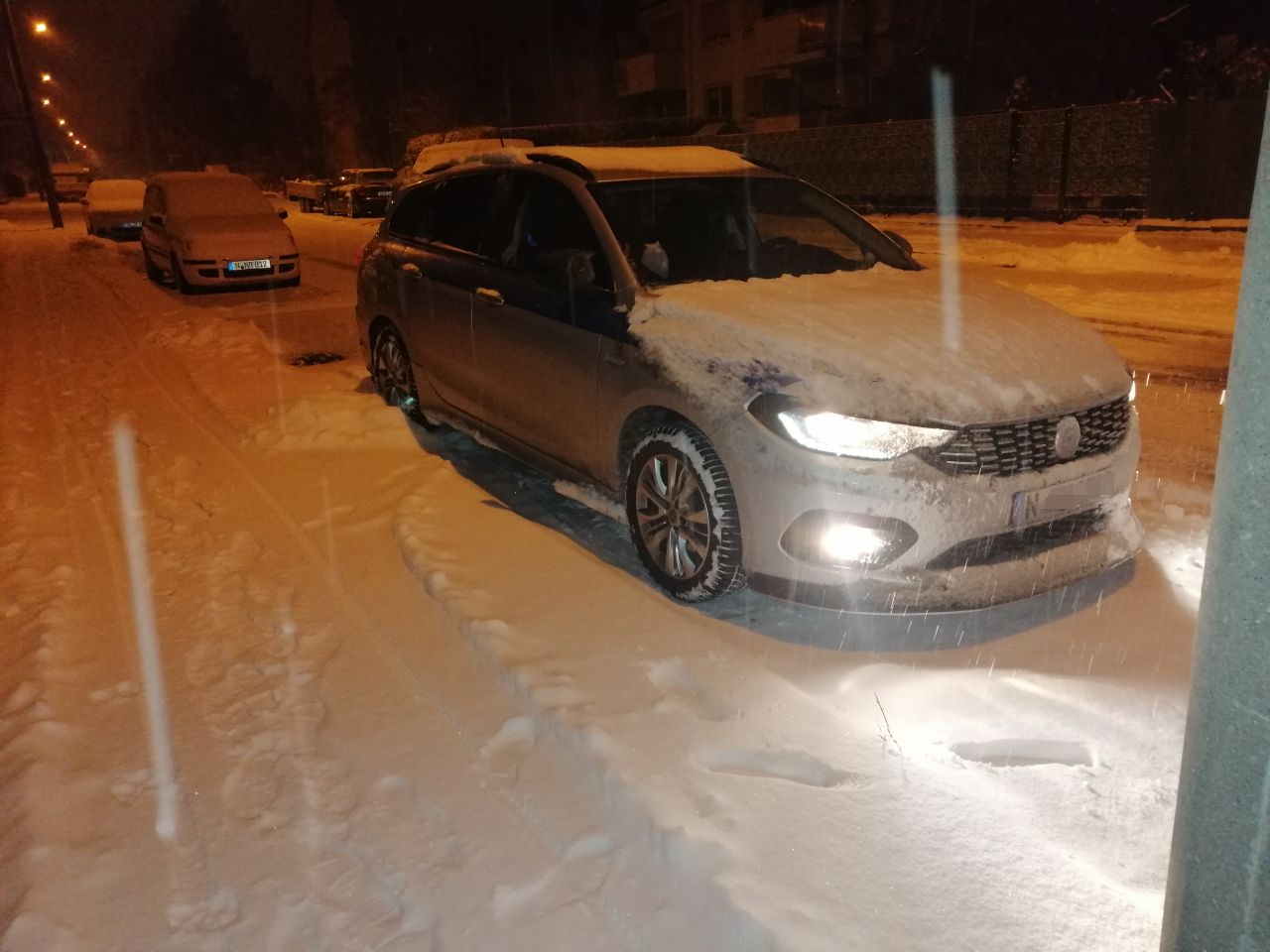 Unfreiwillige Schneematschtarnung