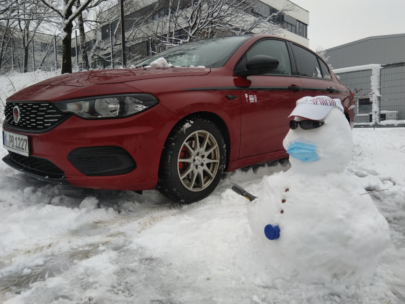 Cooler Fiat / Schneemann