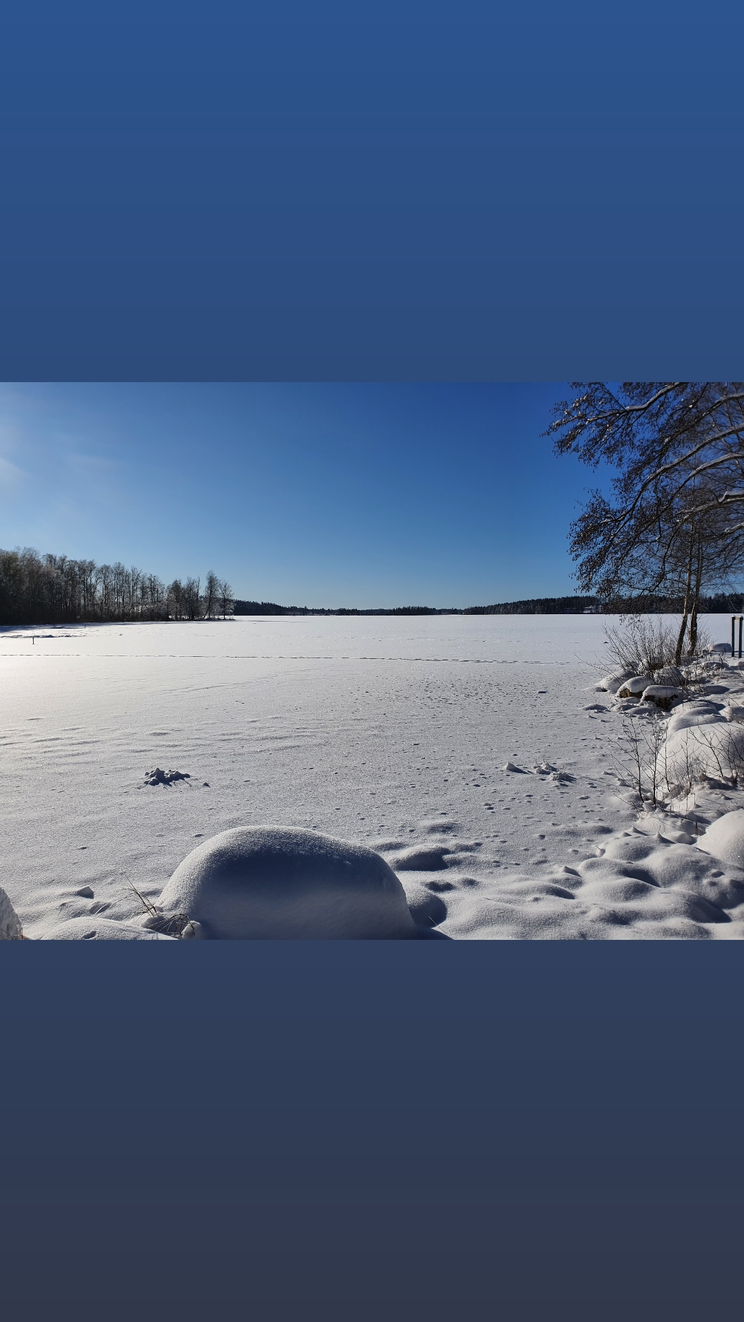 Winterspazierung in Südschweden