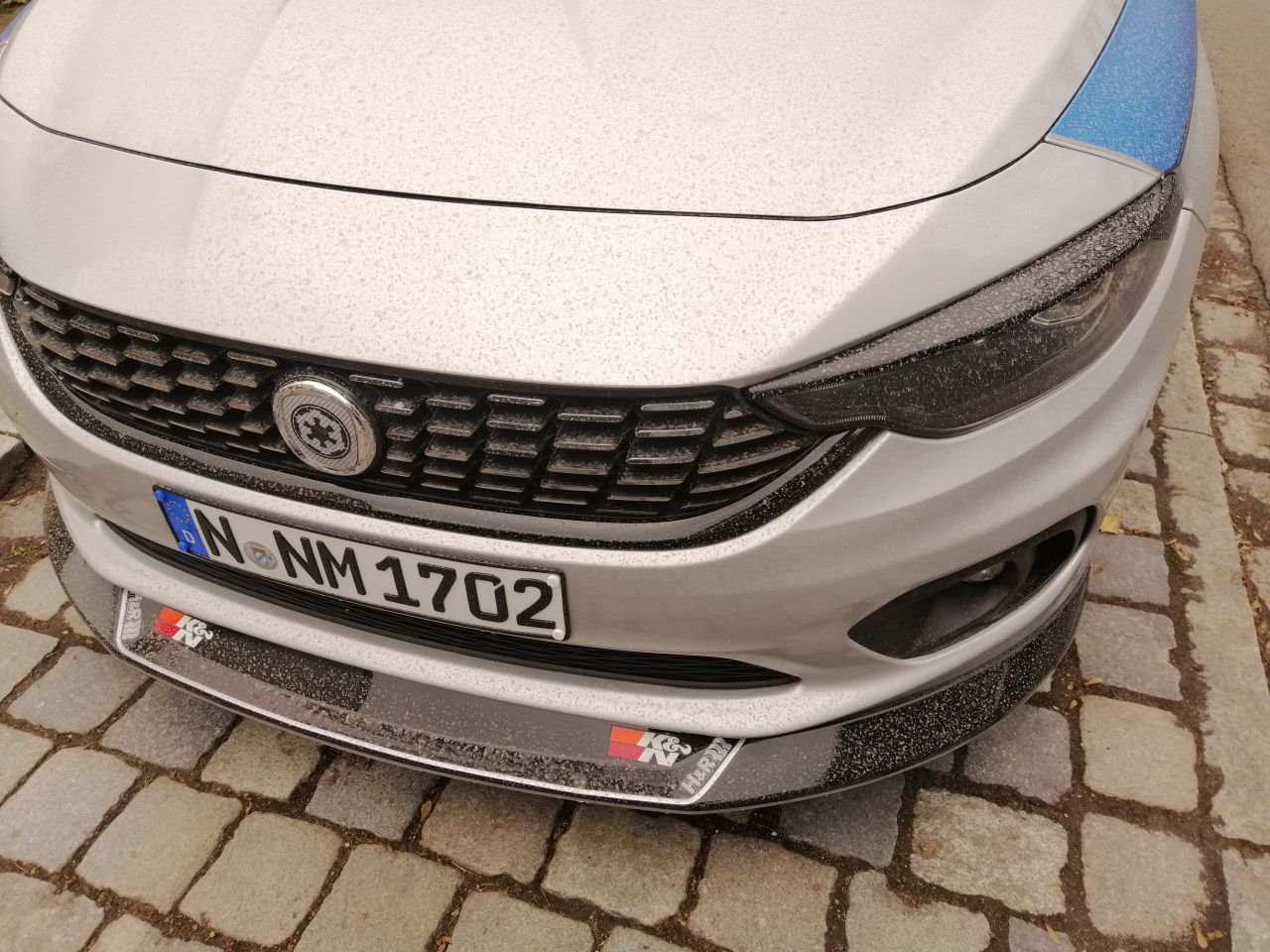 Vor zwei Tagen aufwendig geputzt und dann....