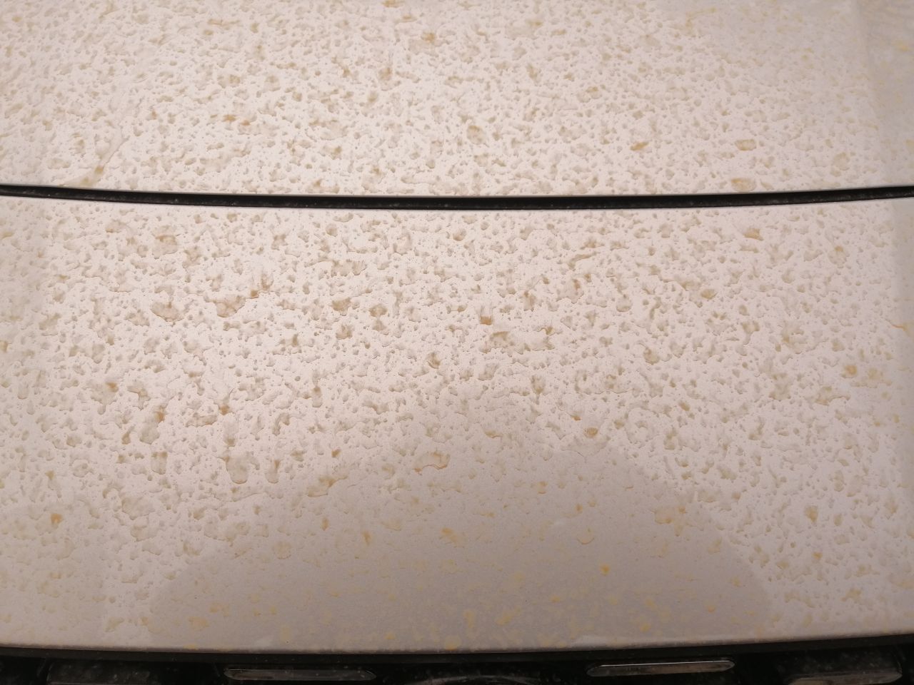 Vor zwei Tagen aufwendig geputzt und dann....