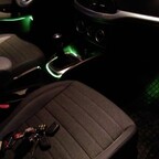 LED-Beleuchtung Beifahrersitz, Schaltung, Türen, Boden, synchronisiert mit LED-Einstiegsleisten