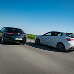 Giulietta and Brera rolling shot rear