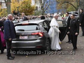 Der Papst fährt Tipo