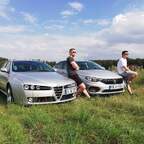 Italy cars. Alfa Romeo 159 kombi und mein tipo limo