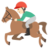 Horse Racing Tone 1 :1f3c7-1f3fb: